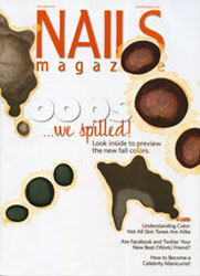 Жемчужный дизайн попал на страницы журнала Nails
