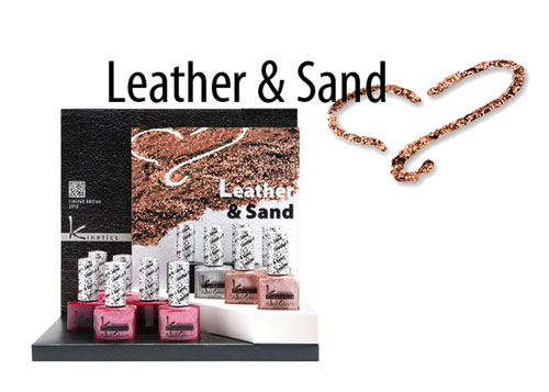 Текстурированный лак Kinetics Leather & Sand