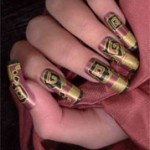 Рисунки на ногтях в египетском стиле