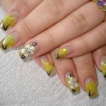 Дизайн ногтей «Летние цветы»