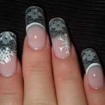 Дизайн ногтей «Снежные кружева»