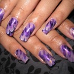 Дизайн ногтей «Фиолетовая фантазия»