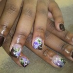Дизайн ногтей «Цветочная композиция»